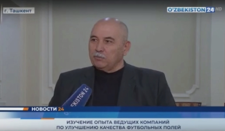 Обучение гринкиперов в Узбекистане: TOSS Service на телеканале O'zbekiston 24